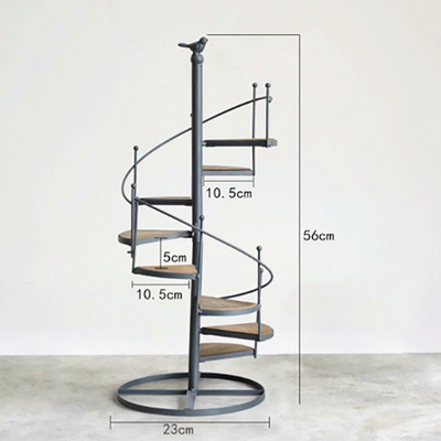 8 layer Stair shape Iron Plant Rack Metal Stand