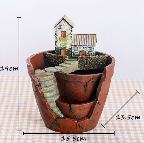 Creative Resin Decorative Succulent Plant Pot - eSucculent