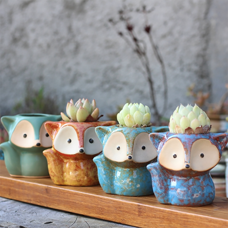 handmade ceramic flower pots