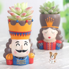 King Queen Soldier Succulent Plant Pots