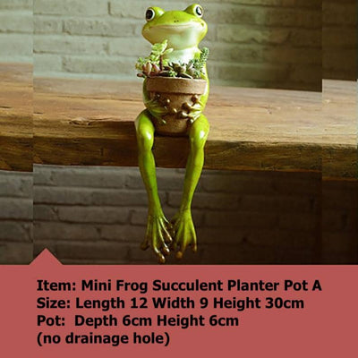 Mini Frog Succulent Planter Pot