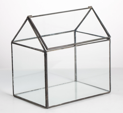 House-shaped Glass Terrarium