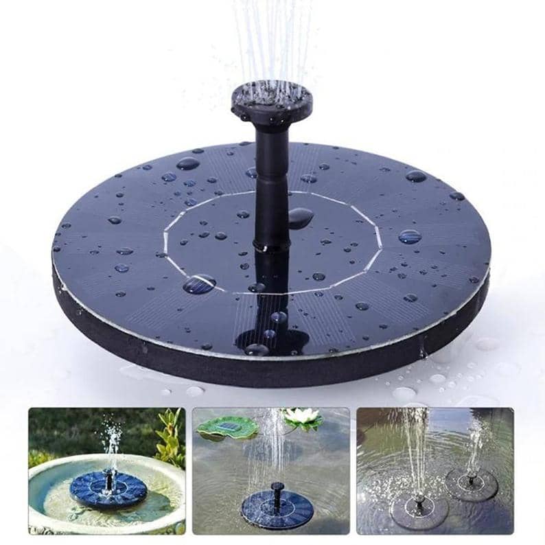 solar water floating fountain